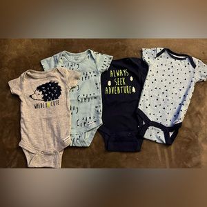 Widely cute onesie set. 0-3 month